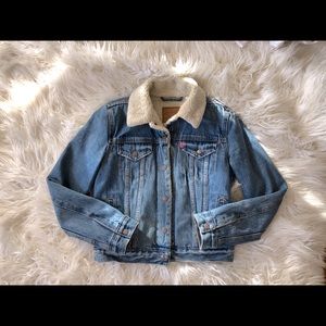 Levi’s shearling denim jacket
